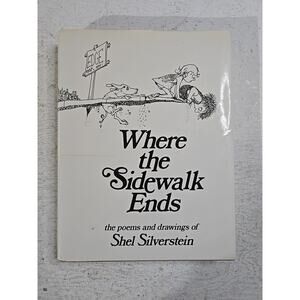 Where The Sidewalk Ends Shel Silverstein 1974 Harper and Row Early Edition